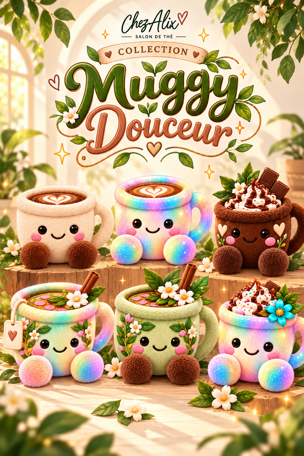 Affiche officielle de la collection Muggy Douceur Chez Alix